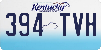 KY license plate 394TVH