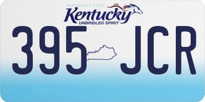 KY license plate 395JCR