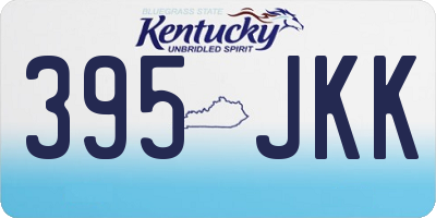 KY license plate 395JKK