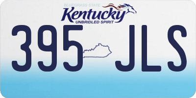 KY license plate 395JLS
