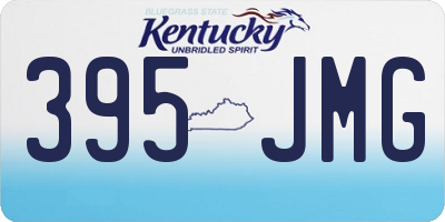 KY license plate 395JMG