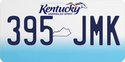 KY license plate 395JMK