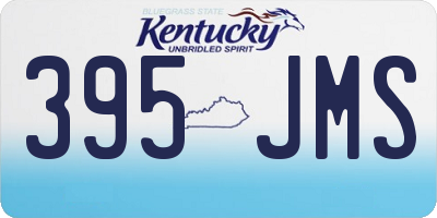 KY license plate 395JMS
