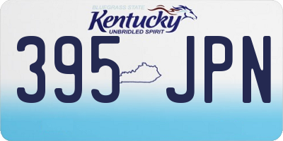 KY license plate 395JPN