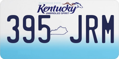 KY license plate 395JRM