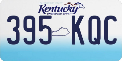 KY license plate 395KQC