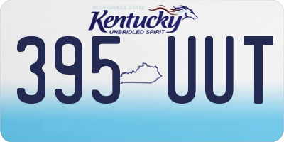 KY license plate 395UUT