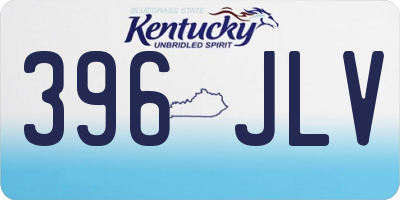 KY license plate 396JLV