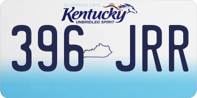 KY license plate 396JRR