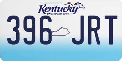 KY license plate 396JRT