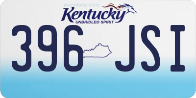 KY license plate 396JSI
