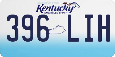 KY license plate 396LIH
