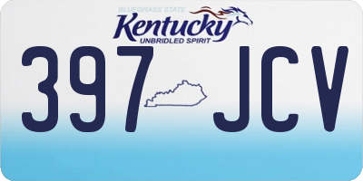 KY license plate 397JCV