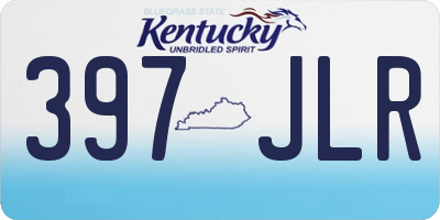 KY license plate 397JLR