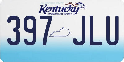 KY license plate 397JLU