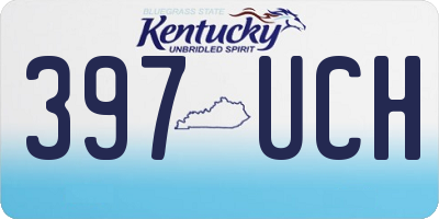 KY license plate 397UCH