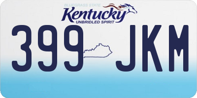 KY license plate 399JKM