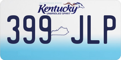 KY license plate 399JLP