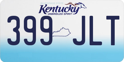 KY license plate 399JLT