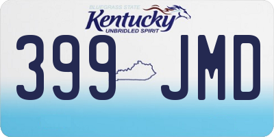 KY license plate 399JMD
