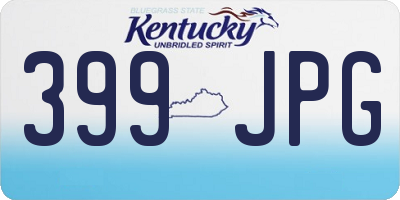 KY license plate 399JPG