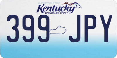KY license plate 399JPY