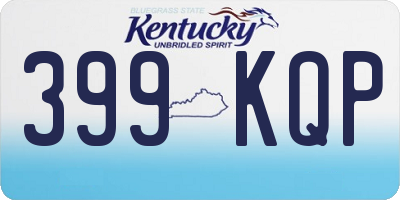 KY license plate 399KQP