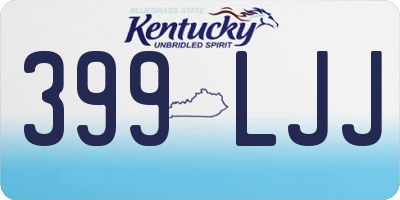 KY license plate 399LJJ