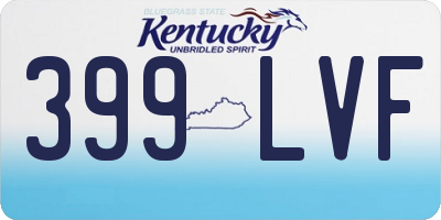 KY license plate 399LVF