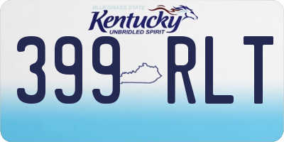 KY license plate 399RLT