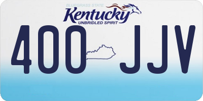 KY license plate 400JJV