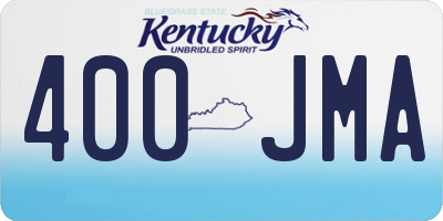 KY license plate 400JMA