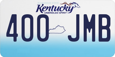 KY license plate 400JMB