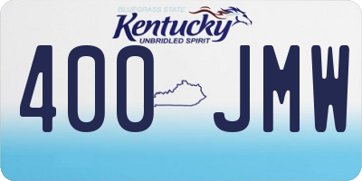 KY license plate 400JMW