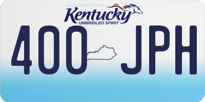 KY license plate 400JPH