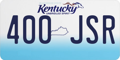 KY license plate 400JSR