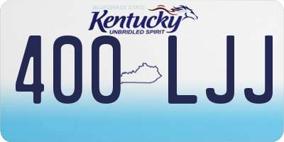 KY license plate 400LJJ