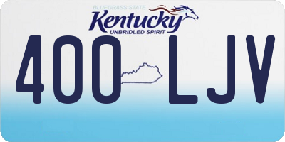 KY license plate 400LJV