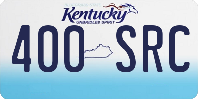 KY license plate 400SRC