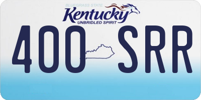 KY license plate 400SRR