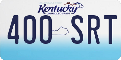 KY license plate 400SRT