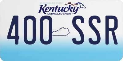 KY license plate 400SSR