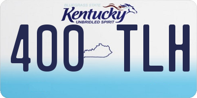 KY license plate 400TLH