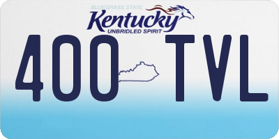 KY license plate 400TVL