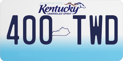 KY license plate 400TWD