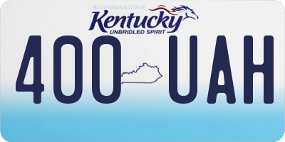 KY license plate 400UAH