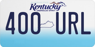 KY license plate 400URL