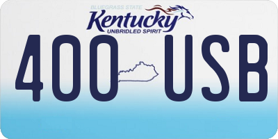 KY license plate 400USB