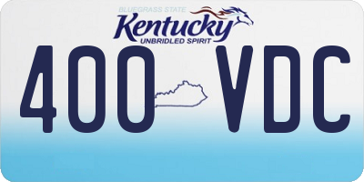 KY license plate 400VDC