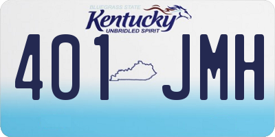 KY license plate 401JMH